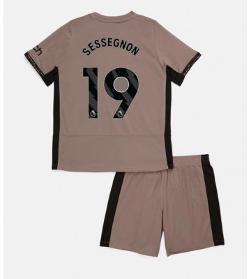 Maillot de foot Tottenham Hotspur Ryan Sessegnon #19 Troisième enfant 2023-24 Manches Courte (+ pantalon court)
